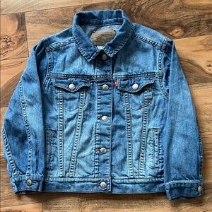 Levi’s Kids Denim Jacket Size 6X Classic Blue Jean Jacket